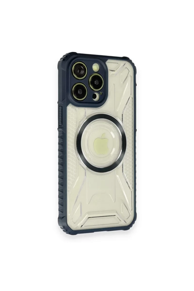Apple iPhone 12 Pro Max Kılıf Prag Magneticsafe Kapak - Lacivert