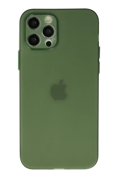 Apple iPhone 12 Pro Max Kılıf Puma Silikon - Yeşil