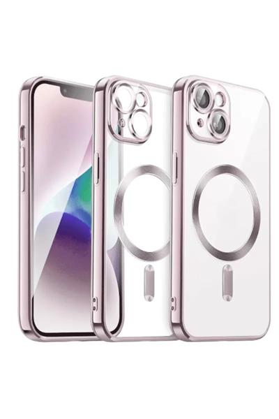 Apple iPhone 13 Kılıf Kross Magneticsafe Kapak - Rose