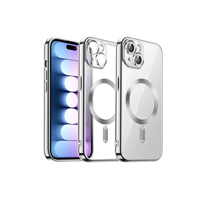 Apple iPhone 13 Kılıf Kross Magneticsafe Kapak - Titan Gri