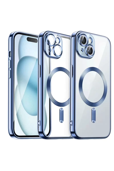 Apple iPhone 13 Kılıf Kross Magneticsafe Kapak - Sierra Blue
