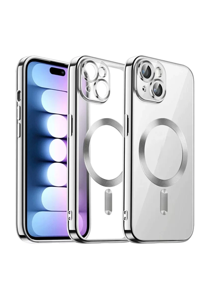 Apple iPhone 13 Kılıf Kross Magneticsafe Kapak - Titan Gri