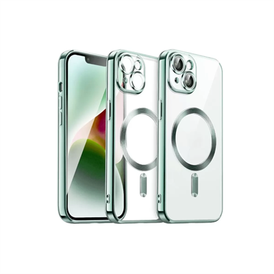 Apple iPhone 13 Kılıf Kross Magneticsafe Kapak - Koyu Yeşil