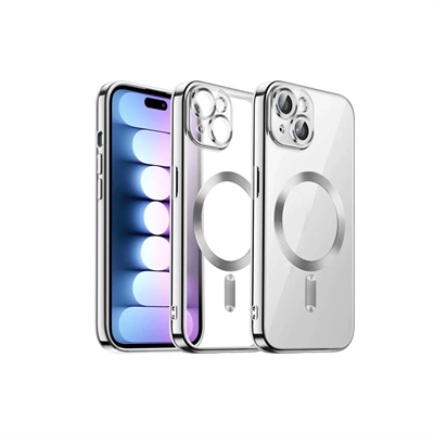 Apple iPhone 13 Kılıf Kross Magneticsafe Kapak - Titan Gri