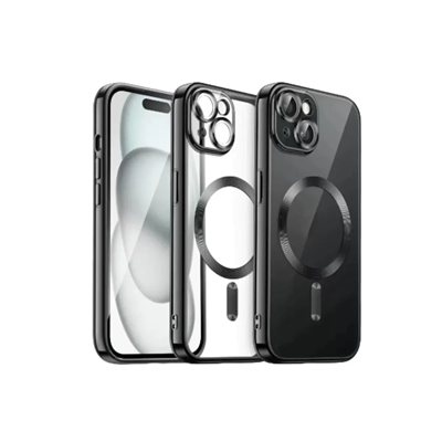 Apple iPhone 13 Kılıf Kross Magneticsafe Kapak - Siyah