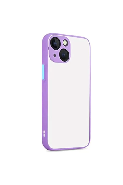 Apple iPhone 13 Kılıf Montreal Silikon Kapak - Mor