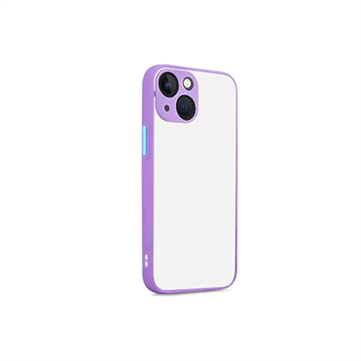 Apple iPhone 13 Kılıf Montreal Silikon Kapak - Mor