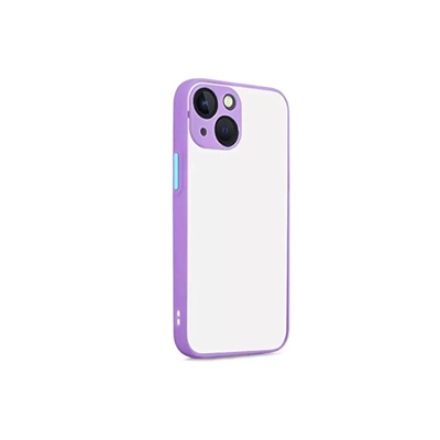 Apple iPhone 13 Kılıf Montreal Silikon Kapak - Mor