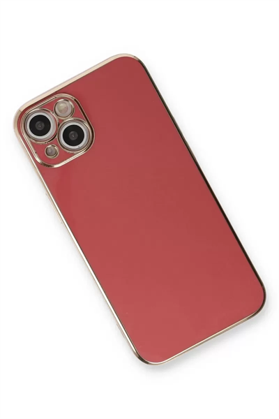Apple iPhone 13 Kılıf Volet Silikon - Kırmızı