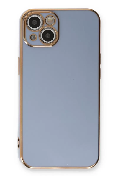 Apple iPhone 13 Kılıf Volet Silikon - Mavi