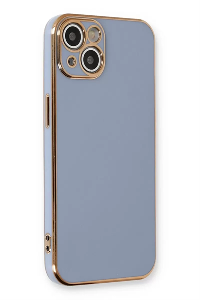 Apple iPhone 13 Kılıf Volet Silikon - Mavi