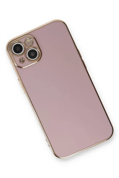 Apple iPhone 13 Kılıf Volet Silikon - Mor