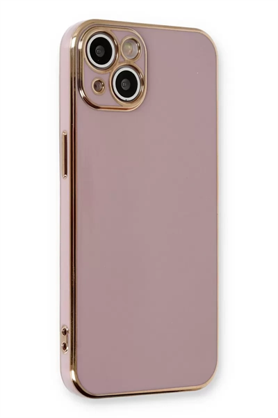 Apple iPhone 13 Kılıf Volet Silikon - Mor