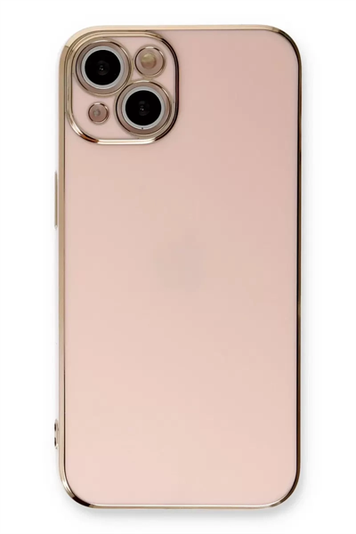 Apple iPhone 13 Kılıf Volet Silikon - Pembe