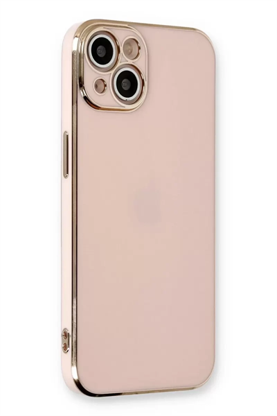 Apple iPhone 13 Kılıf Volet Silikon - Pembe