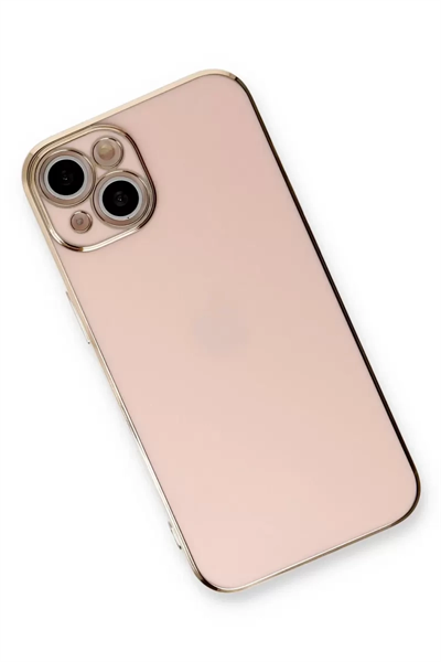 Apple iPhone 13 Kılıf Volet Silikon - Pembe