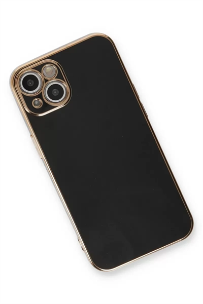 Apple iPhone 13 Kılıf Volet Silikon - Siyah