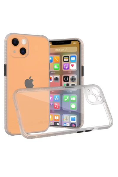 Apple iPhone 13 Mini Kılıf Miami Şeffaf Silikon - Şeffaf