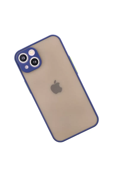 Apple iPhone 13 Mini Kılıf Montreal Silikon Kapak - Lacivert