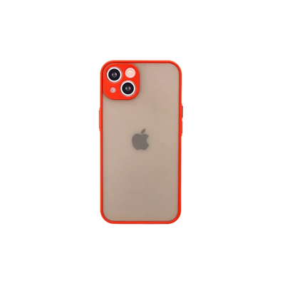 Apple iPhone 13 Mini Kılıf Montreal Silikon Kapak - Kırmızı