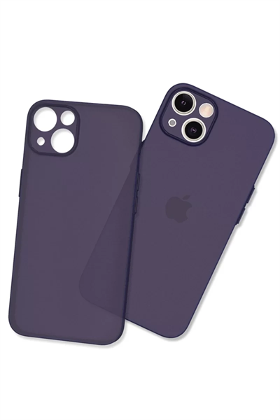 Apple iPhone 13 Mini Kılıf Puma Silikon - Koyu Mor