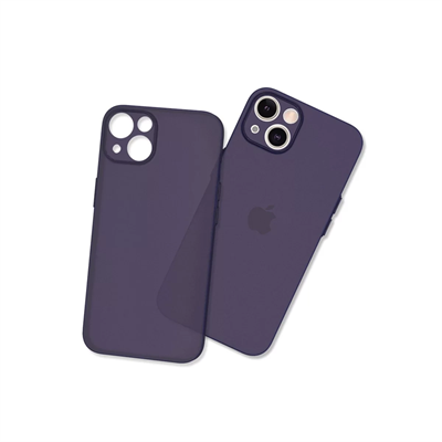Apple iPhone 13 Mini Kılıf Puma Silikon - Koyu Mor