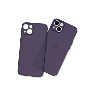 Apple iPhone 13 Mini Kılıf Puma Silikon - Koyu Mor