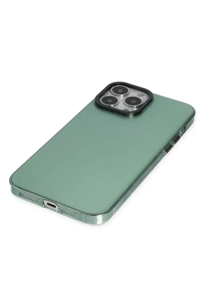 Apple iPhone 13 Pro Kılıf Anka PC Sert Metal Kapak - Yeşil