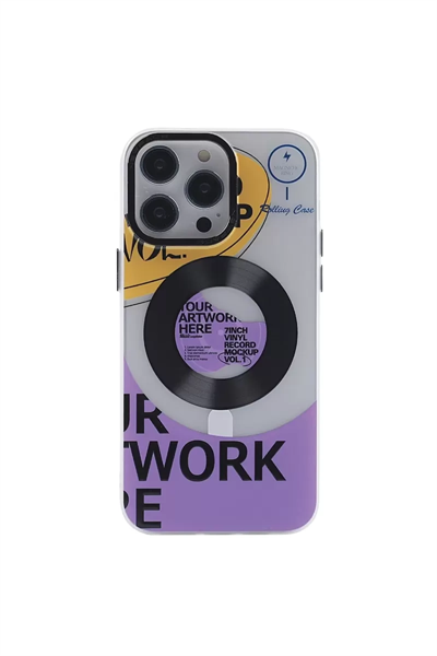 Apple iPhone 13 Pro Kılıf Apollo Magneticsafe Desenli Kapak - Apollo Şeffaf - 6
