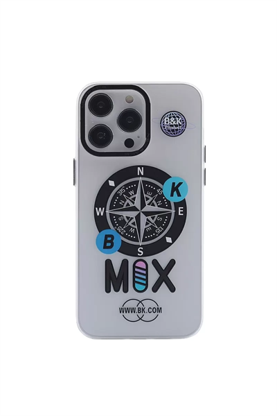 Apple iPhone 13 Pro Kılıf Apollo Magneticsafe Desenli Kapak - Apollo Şeffaf - 3