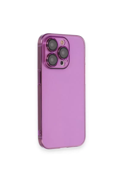 Apple iPhone 13 Pro Kılıf Armada Lensli Kapak - Mor