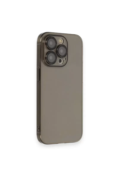 Apple iPhone 13 Pro Kılıf Armada Lensli Kapak - Siyah