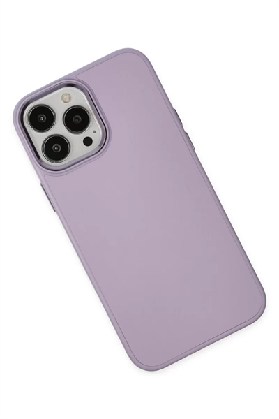 Apple iPhone 13 Pro Kılıf Asya Deri Silikon - Lila