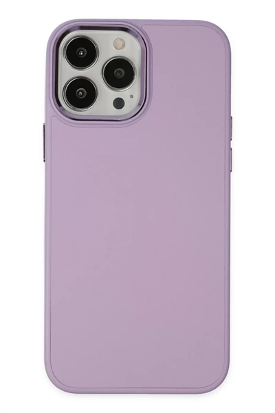 Apple iPhone 13 Pro Kılıf Asya Deri Silikon - Lila