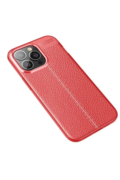 Apple iPhone 13 Pro Kılıf Auto Focus Kapak - Kırmızı