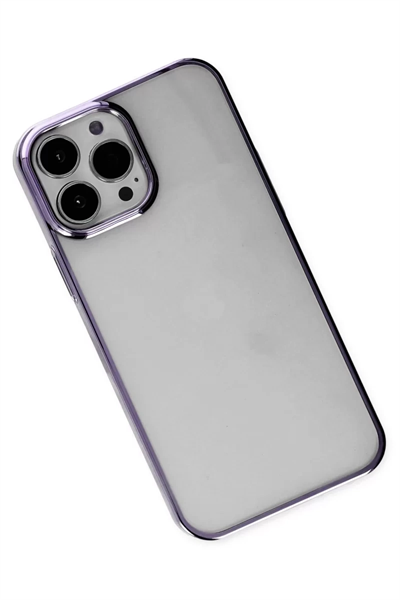 Apple iPhone 13 Pro Kılıf Element Silikon - Mor
