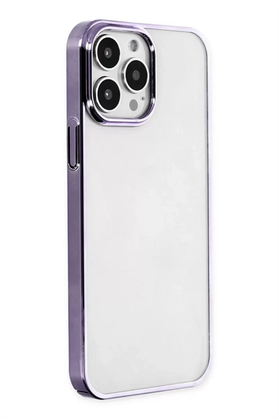 Apple iPhone 13 Pro Kılıf Element Silikon - Mor