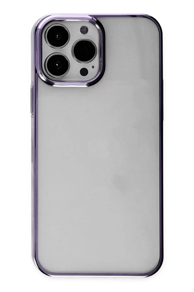 Apple iPhone 13 Pro Kılıf Element Silikon - Mor