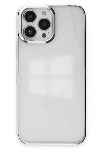 Apple iPhone 13 Pro Kılıf Element Silikon - Gümüş