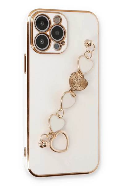 Apple iPhone 13 Pro Kılıf Esila Silikon - Beyaz