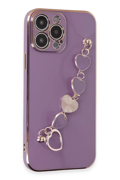 Apple iPhone 13 Pro Kılıf Esila Silikon - Mor