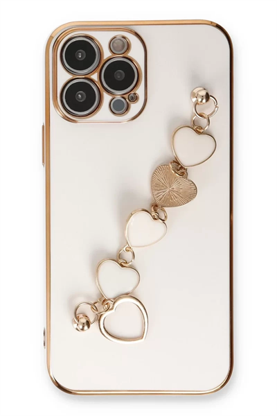 Apple iPhone 13 Pro Kılıf Esila Silikon - Beyaz