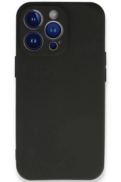 Apple iPhone 13 Pro Kılıf First Silikon - Siyah