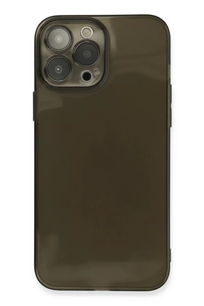 Apple iPhone 13 Pro Kılıf Fly Lens Silikon - Siyah