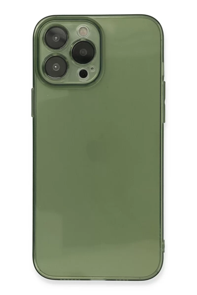Apple iPhone 13 Pro Kılıf Fly Lens Silikon - Yeşil