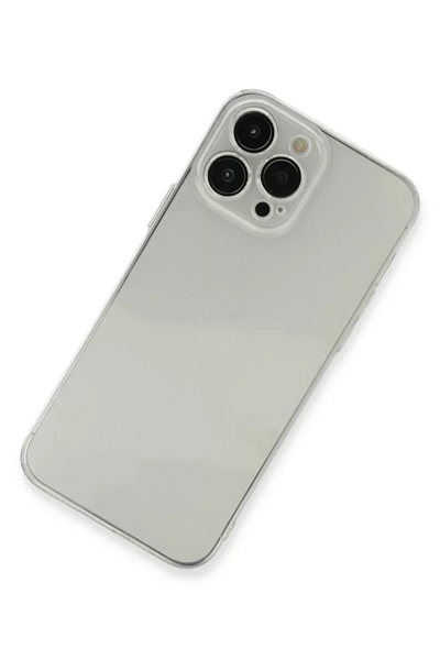 Apple iPhone 13 Pro Kılıf Fly Lens Silikon - Şeffaf