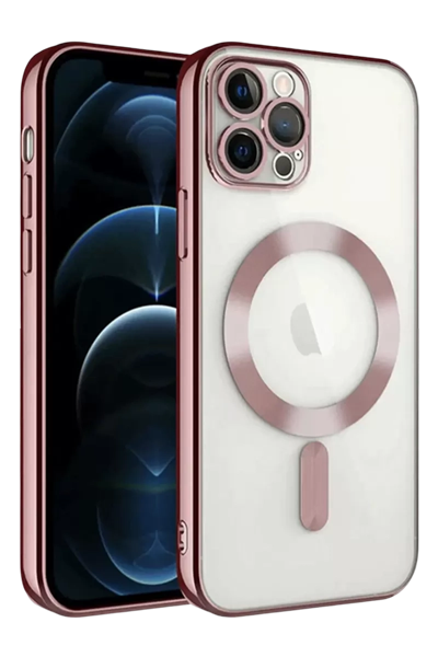 Apple iPhone 13 Pro Kılıf Kross Magneticsafe Kapak - Rose