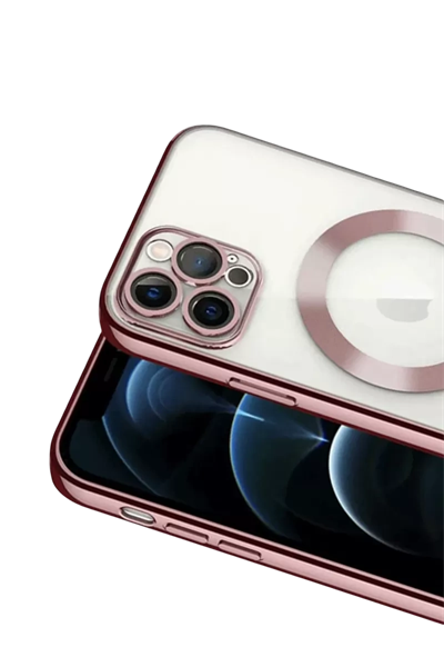 Apple iPhone 13 Pro Kılıf Kross Magneticsafe Kapak - Rose