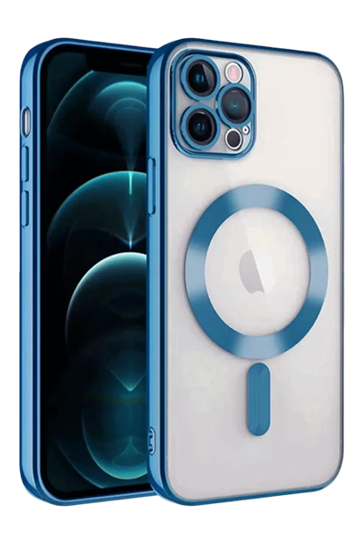 Apple iPhone 13 Pro Kılıf Kross Magneticsafe Kapak - Sierra Blue
