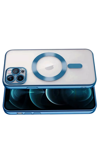 Apple iPhone 13 Pro Kılıf Kross Magneticsafe Kapak - Sierra Blue